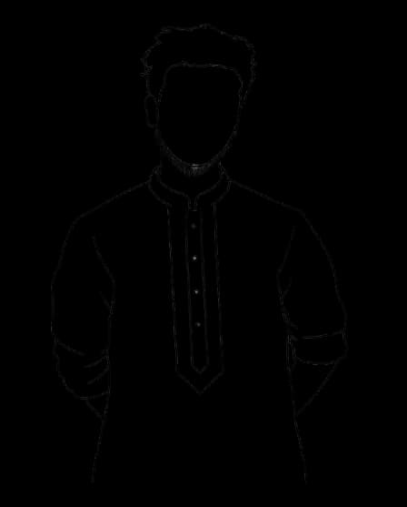 Hero Background Line Art Sketch