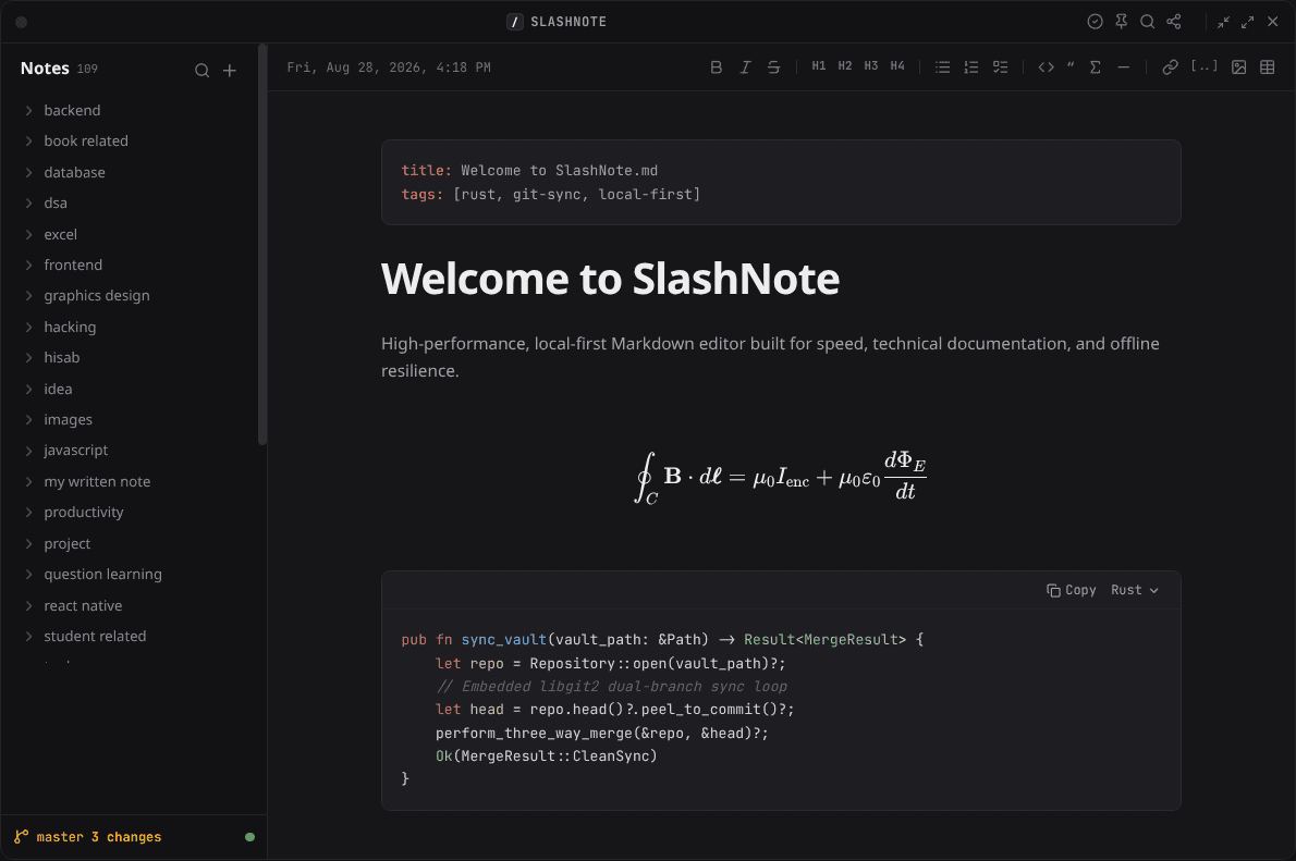 SlashNote